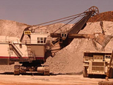 Open pit mining industry